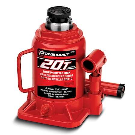Powerbuilt 20Ton Shorty Bottle Jack 647504